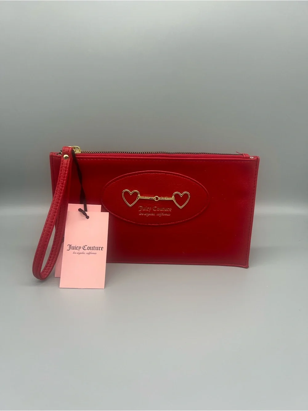Juicy couture heart to heart wristlet